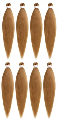 Zdjęcie produktu dla Xtrend Syntetyczne Warkocze Do Przedłużania Włosów 76Cm 8 Opakowań Blond