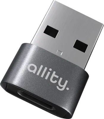 Image de Adaptateur câble Allity ABA-101 OTG USB-C vers USB, gris