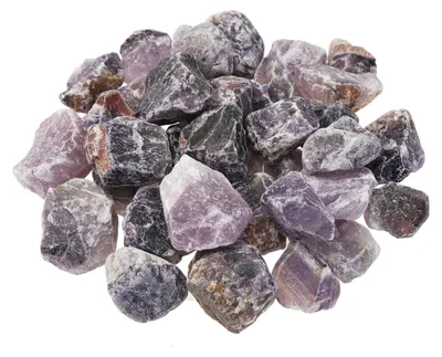 Wassersteine Amethist 300 g, rohe Edelsteine, Mineralsteine