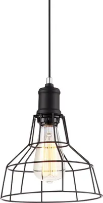 Immagine prodotto di Lampada a sospensione Synthia nera 1xE27x60W in metallo, dimensioni: 100x20x20 cm, IP20, Italux