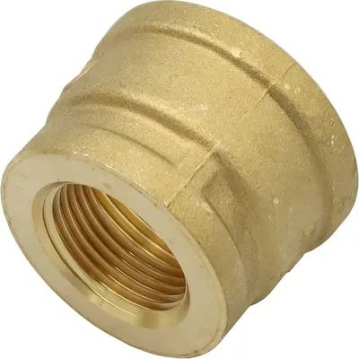 Produktbild von Messing Fitting Reduziermuffe 1 x 1 1/2 Zoll Reduzierung