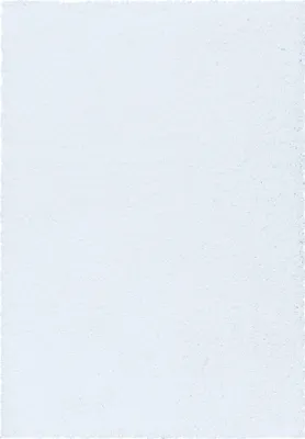 Image de Teppium Tapis Shaggy à Poils Longs 80x150 cm Blanc, doux et moelleux, moderne uni, idéal pour couloir ou chambre d’enfant