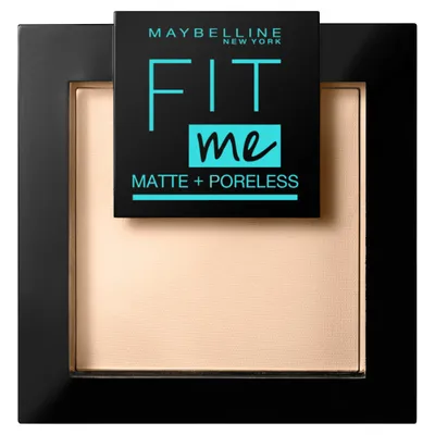 Produktbild von Maybelline Fit Me Matte & Poreless Powder 220 Natural, Mischhaut, normale Haut, ölige Haut, Licht, Mittel, Natural Beige, Matte, Warm, #E7B88C