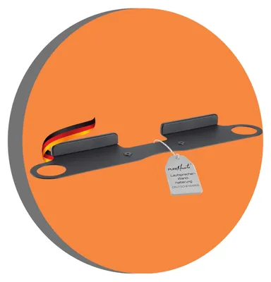 Produktbild von PureMounts®, Lautsprecher-Halterung, Wandhalterung für Sonos Beam, schwarz