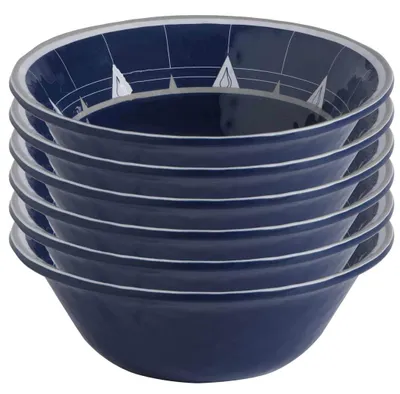 Image de Saladier et bol à céréales, mélamine, 15cm, Pacific - série de 6