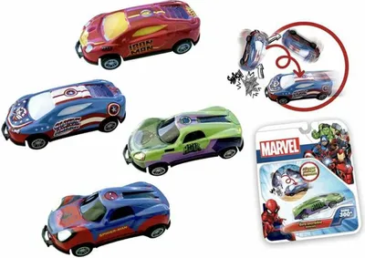 Image de Voiture-jouet Bandai Flip Cars Marvel
