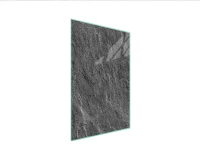 Produktbild von Herdabdeckplatte 35x52 Glaskeramikkochfeld Abdeckung Spritzschutz Glasplatte Deko Schneidebrett Schiefer Grau