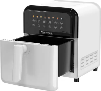 Produktbild von Fettfreie 6L-Luftfritteuse 1600W, Schnellluft, Metall-Innenraum