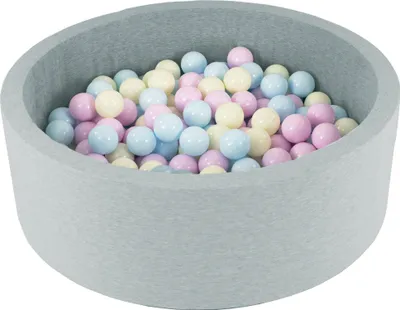 Image de Balles de piscine rose bleu jaune - 150 balles