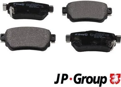 Produktbild von JP GROUP Bremsbeläge Satz Hinten für NISSAN Qashqai II (J11, J11) 4063701110