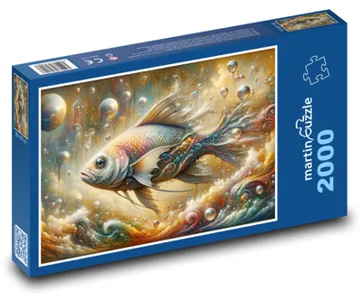 Produktbild von martinpuzzle - Puzzle 2000 Teile - Fantasiefisch