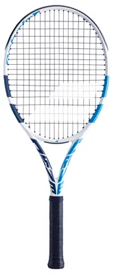 Produktbild von Babolat Evo Drive Tennisschläger Tennis Racket Strung besaitet weiß/blau 102537-153, Größe:2