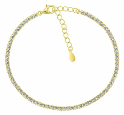 Produktbild von Schillerndes Zirkonia-Tennisarmband BRC170Y