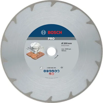 Image de Disque diamant pour marbre PRO Bosch,300x25.4m