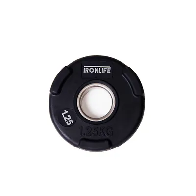 Produktbild von Olympijský pogumovaný kotouč IRONLIFE Deluxe 1,25 kg