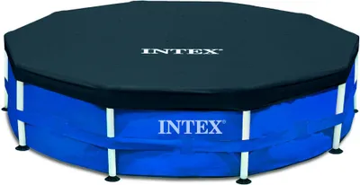 Produktbild von Intex 128031 Abdeckplane Für Frame-Pool Ø 366 Cm, Überhang 25 Cm
