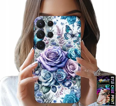 Produktbild von Gehäuse Für Samsung Galaxy S24 Ultra - Florale Designs Rosen Fall + Glas
