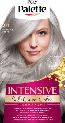 Immagine prodotto di Poly Palette – Tinta per capelli – U71 Grigio argento puro – 115 ml - 1 pezzo