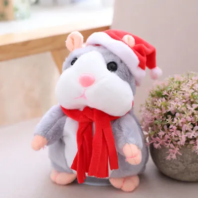Produktbild von Sprechender, stimmverändernder elektrischer Hamster, Aufnahme-Hamster-16cm
