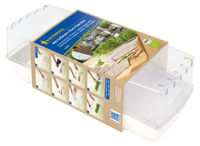 Produktbild von Kiepenkerl  Anzuchtset MicroGreen Duo Garden Kresse Salatrauke Daikon Rettich 1 Stück