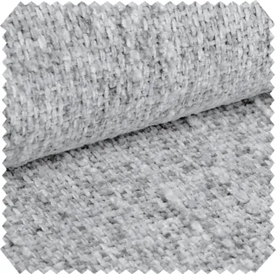 Produktbild von novely® MISCHLY Chenille Polsterstoff 430g/m² | Strapazierfähiger Melange Möbelstoff | Pflegeleichte Meterware | 1lfm - Farbe: 40 Hellgrau