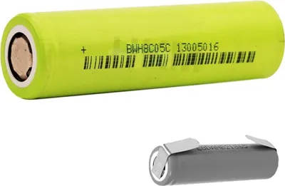 Produktbild von BAK N18650CL 3,6 V / 8,25 A 2900mAh - 8.25A Li-Ion Akku 18650 mit Lötfahne U