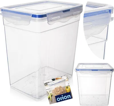 Produktbild von Orion Vorratsbehälter Küchenbehälter Vorratsdose Lebensmittelbehälter Aufbewahrungsbehälter Aufbewahrungsbox mit Gummidichtung und Clipverschluss 3 L