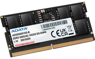 Zdjęcie produktu dla ADATA Premier , 16 GB, 1 x 16 GB, DDR5, 5600 MHz, 262-pin SO-DIMM