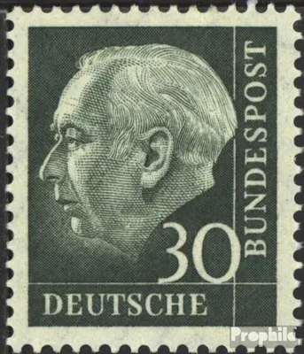 Produktbild von Briefmarken BRD (BR.Deutschland) 1957 Mi 259x postfrisch Bundespräsident Heuss (II)