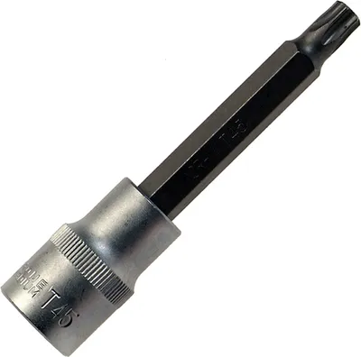 Produktbild von T30 LANGE TORX T-PROFIL Steckschlüssel-Einsatz Schraubendreher-Einsatz 1/2 100mm