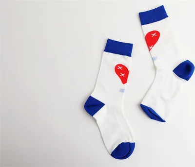 Produktbild von MEGAGROUP 2 Paar Casual Socken Stricksocken Größe 40-44 weiß