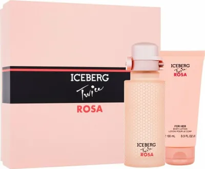 Zdjęcie produktu dla Iceberg Twice Rosa Zestaw Woda toaletowa 125ml + Balsam do ciała 100ml