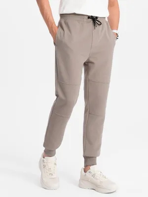 Zdjęcie produktu dla Ombre Clothing Spodnie dresowe męskie Maladr popielaty szary L
