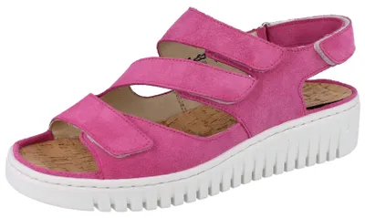 Produktbild von WALDLÄUFER H Willow Damen Sandale pink Velourleder - Größe: UK 6
