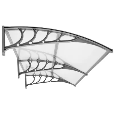 Produktbild von Springos® Türvordach Vordach über Haustür Balkon Regenschutz 200 x 95 x 26,5 cm