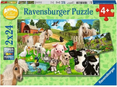 Obrázek produktu pro Ravensburger 00.007.830, 24 kusů, Kreslené filmy, 4 rok/roky