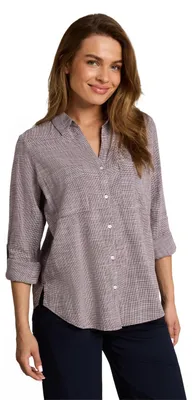 Produktbild von TOM TAILOR Damen Bluse mit Brusttaschen