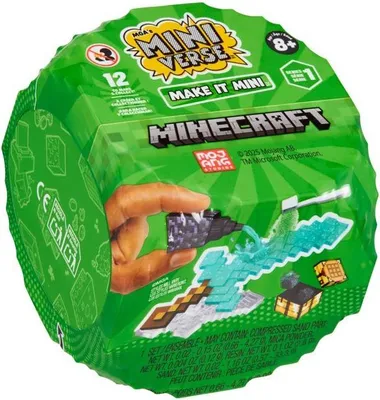 Produktbild von MGA's Miniverse Make It Mini Minecraft, Ultra-Detaillierte Miniatur Replik, 12 zum Sammeln, 8+ Jahre