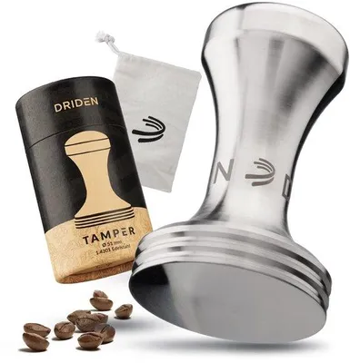 Image de Tasseur à espresso en acier inoxydable 51 mm - Tasseur à espresso robuste d'une seule pièce - Tasseur à espresso haut de gamme pour baristas et amateurs de café