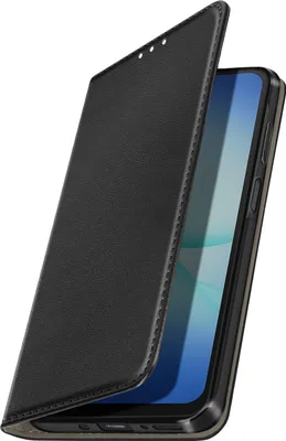 Image de Avizar, Etui à rabat pour Galaxy A17 Magnétique avec porte-carte et support, Noir