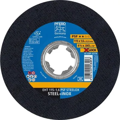 Produktbild von PFERD 61730124, 1,6 mm, 13300 RPM, 25 Stück(e)