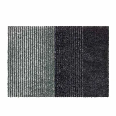 Image de Collection SCHÖNER WOHNEN Paillasson Intérieur MANHATTAN Gris foncé 67 x 100 cm