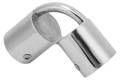 Zdjęcie produktu dla Złączka do rur łodzi, 90 stopni, 22 mm, 2 porty, do poręczy, ze stali nierdzewnej, do łodzi i jachtów