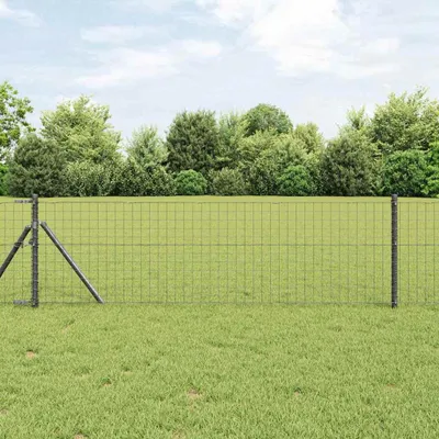 Produktbild von vidaXL Einbetonierter Zaunpfosten 13 Stk. Grau
