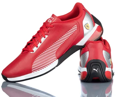 Obrázok produktu pre Mužské topánky Puma Ferrari Race Kart Cat X Tech Red, 306540 02, Veľkosť-40,5