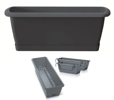 Immagine prodotto di Truhlík se zavlažov. systémem a držákem RESPANA EASYCARE 59,3 cm - barva: antracit