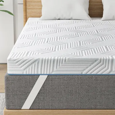 Produktbild von Matratzenauflage – Topper – Matratzenverbesserer – Matratzenschoner – Topper aus viskoelastischem Schaum – 140 x 200 cm