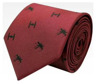 Produktbild von SEIDE JAGE STAR TIE UND JAGE ALA-X STAR WARS TIE, rot, ESTANDAR