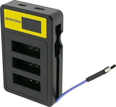 Produktbild von PATONA Triple USB Ladegerät für Canon NB-13L – Schnell & Sicher Laden