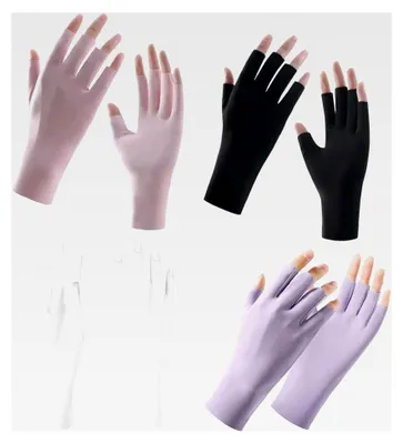 Produktbild von 4 Paar fingerlose Sonnenschutzhandschuhe für Damen